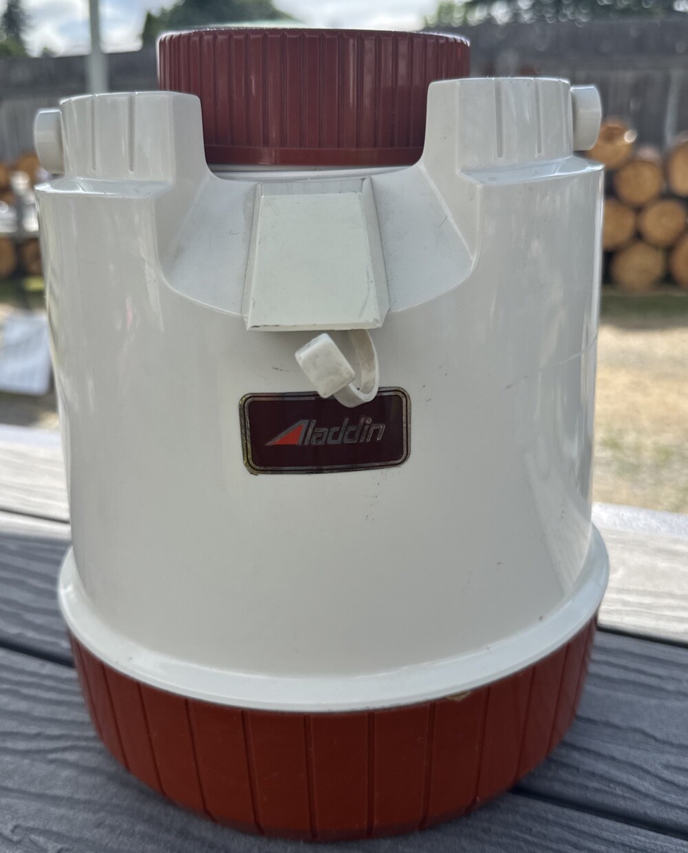 Vintage 1970s Aladdin One Gallon Pump-A-Drink JUG Camping Sports Retro Picnic